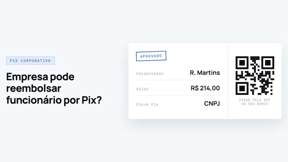 Empresa pode reembolsar funcionário por Pix?